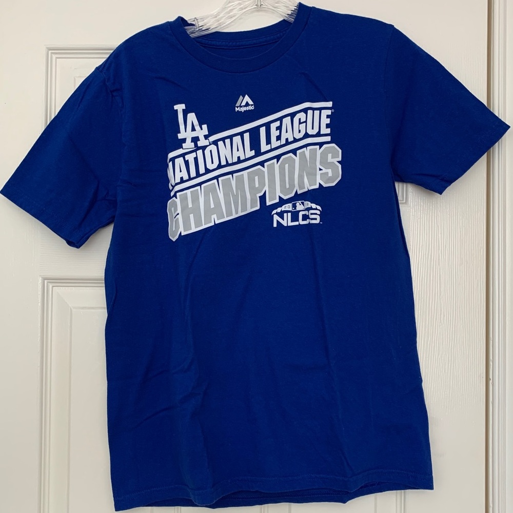 Los Angeles Dodgers Majestic kids tshirt size L